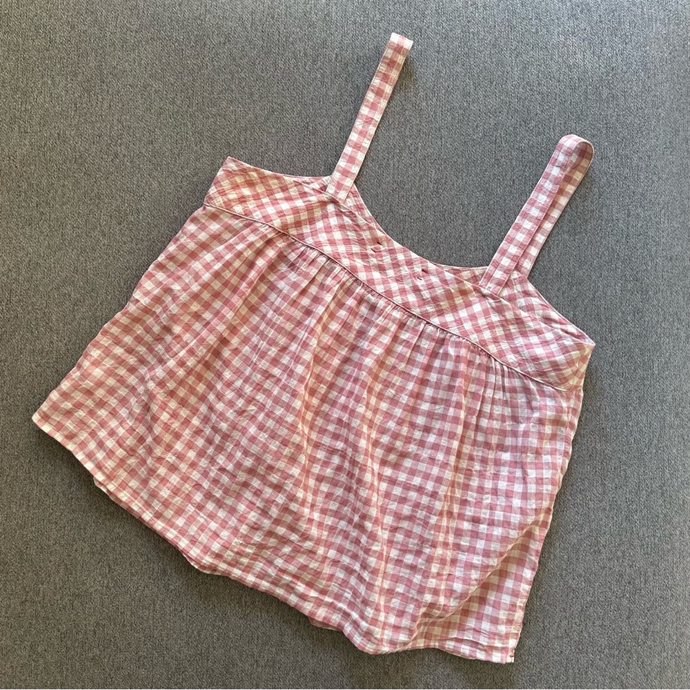 XiRENA Rose Gingham Tank Top Medium - Picture 5 of 5